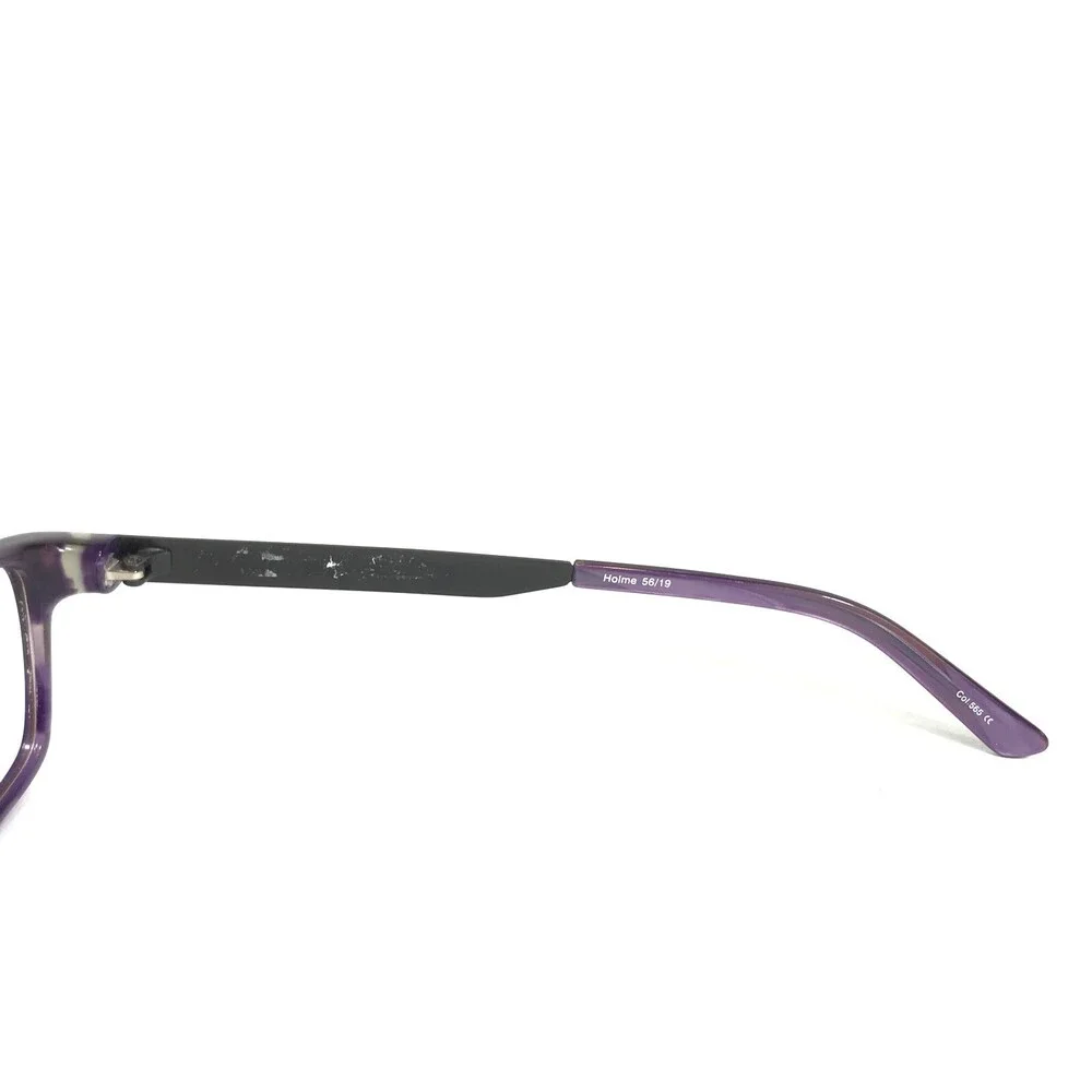 Fleye Eyeglasses Frames Holme Col.565 Purple Grey Square Full Rim 56-19-143